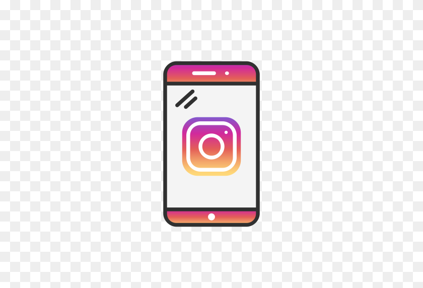 512x512 Instagram, Instagram Logo, Logo, Phone Icon - Phone Logo PNG