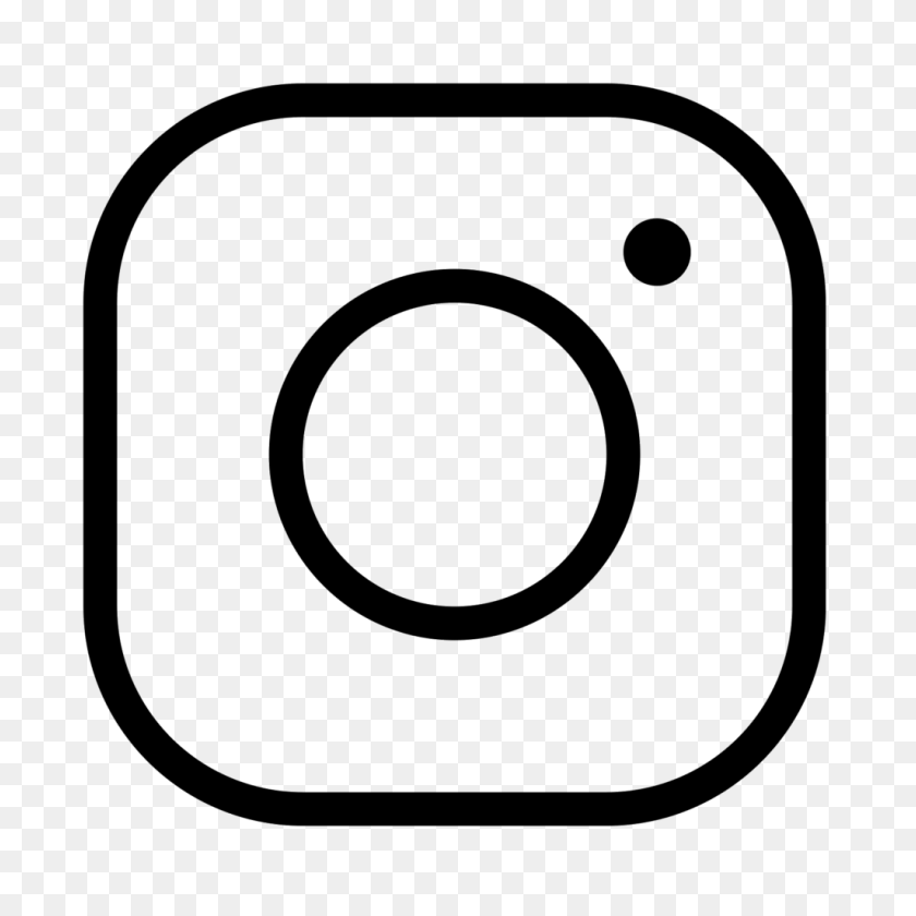 1024x1024 Diseño De Logotipo De Instagram Descarga Gratuita De Vectores - Logotipo De Instagram En Blanco Y Negro Png