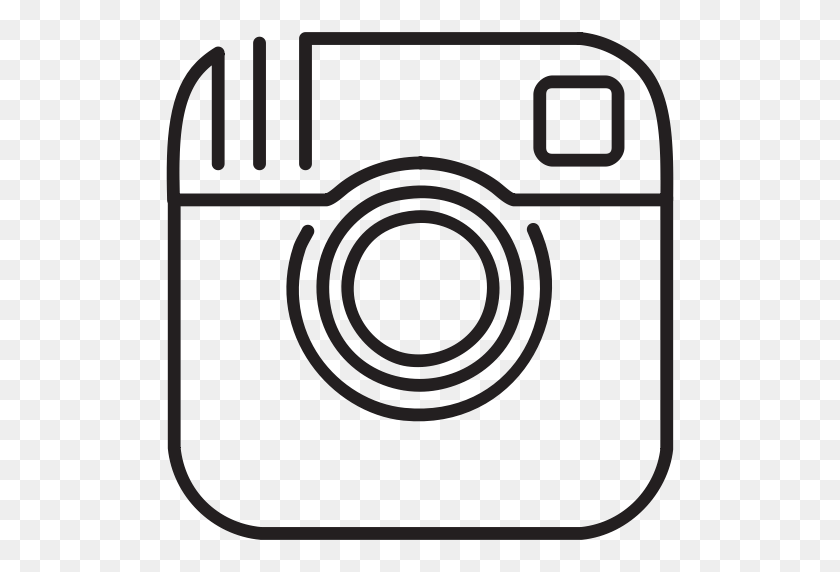 512x512 Instagram, Media, Network, Social Icon - Instagram Icon White PNG