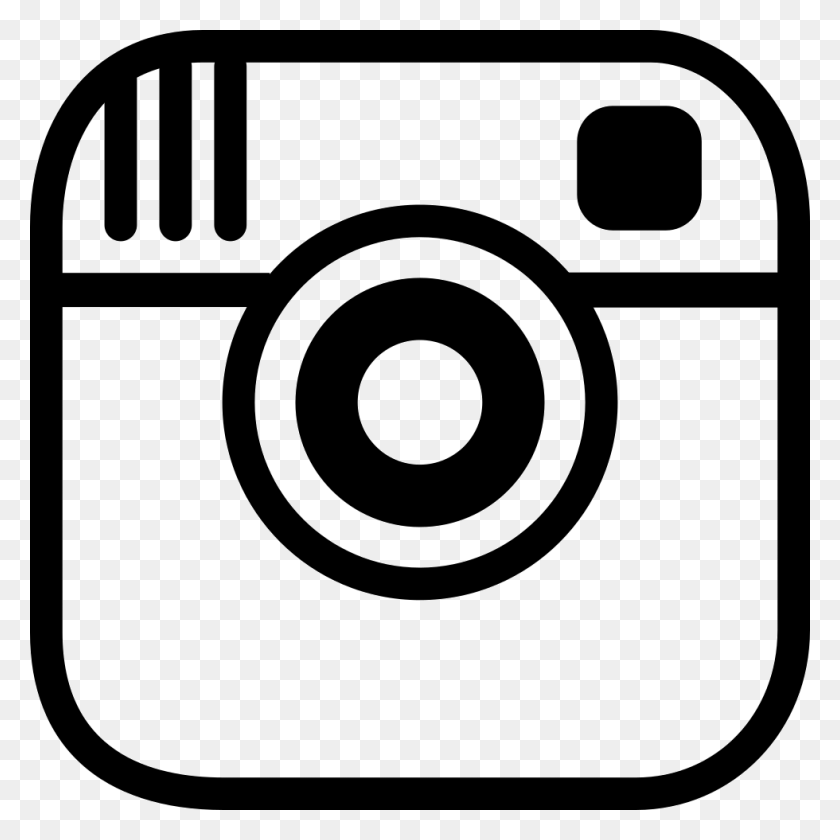 980x980 Instagram Photo Camera Logo Outline Comments - Instgram PNG