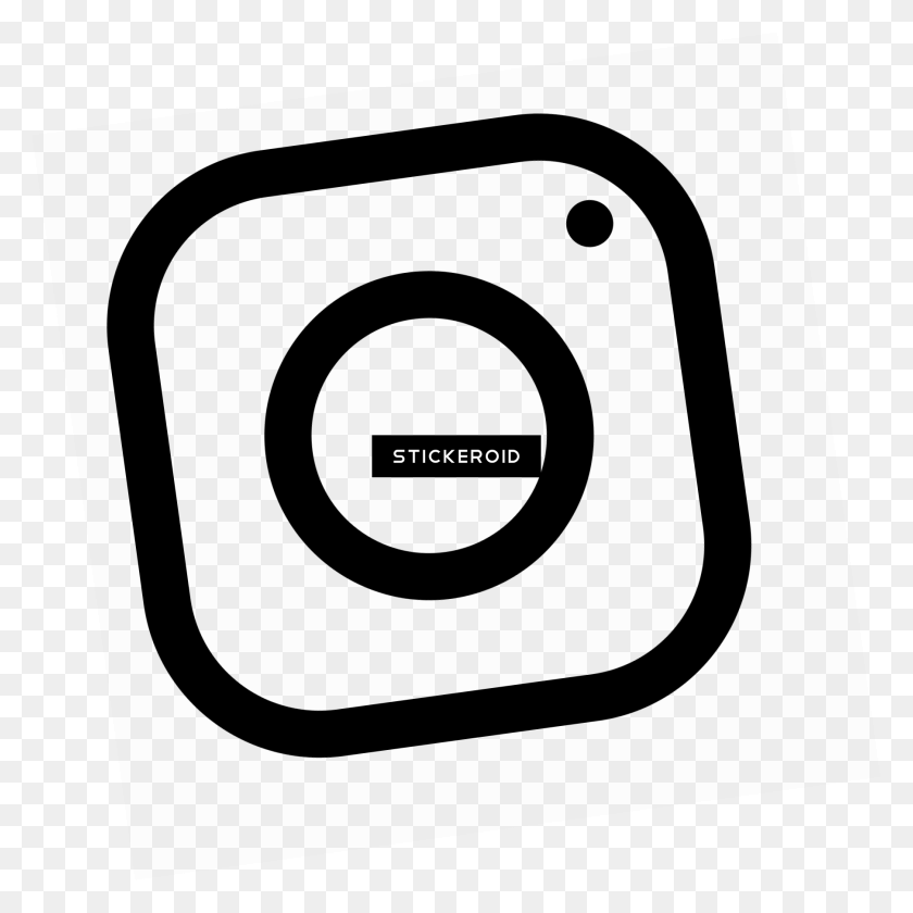 1806x1807 Instagram Png Скачать - Черно-Белый Логотип Instagram Png
