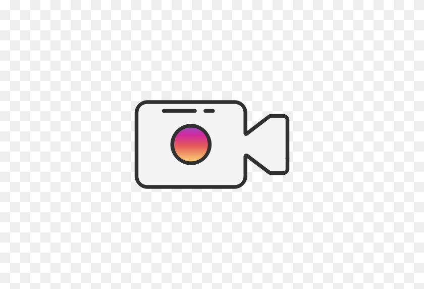 512x512 Instagram, Post, Record, Video Icon - Logo De Instagram PNG