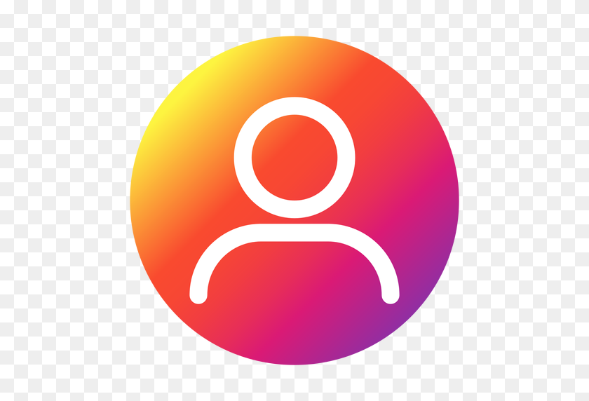 512x512 Instagram Profile Button - Subscribe Button Transparent PNG