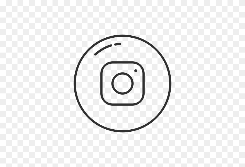512x512 Instagram Ui Набор Иконок Иконок Бесплатно - Белый Значок Instagram Png