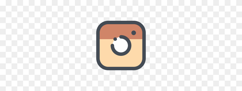 256x256 Instagram Imagen Vectorial - Instagram Como Icono Png
