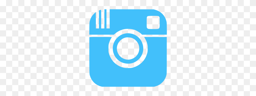 256x256 Instagramm Clipart Blue - Instagram Clipart