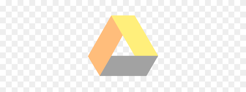 256x256 Установить Open Drive - Логотип Google Диска Png