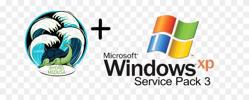 675x279 Instalación De Ros Hydro En Windows Xp Bit - Logotipo De Windows Xp Png
