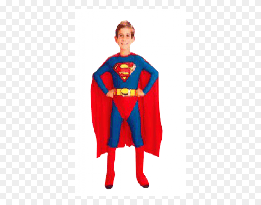 600x600 Instant Costumes Super Hero Kids Size - Superman Cape PNG