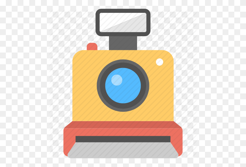 512x512 Instant Image Developer, Photo Camera, Photography, Polaroid - Polaroid Camera Clipart