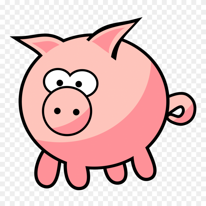 1024x1024 Instructive Cartoon Image Of A Pig Clipart Extrabonplan - Pig Head Clipart