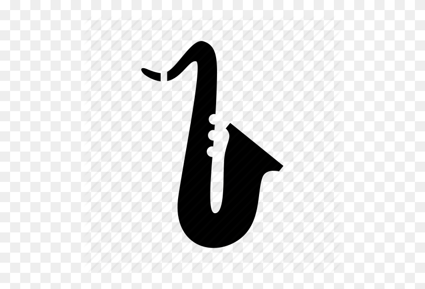 512x512 Instrumento, Música, Saxofón, Icono De Viento De Madera - Saxofón Png