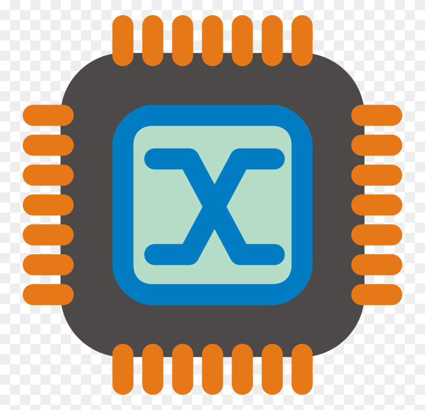 750x750 Integrated Circuits Chips Central Processing Unit Computer Icons - Computer Chip Clipart