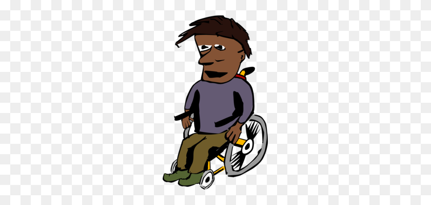 205x339 Умственная Инвалидность, Психическое Расстройство, Доступность Для Инвалидной Коляски - Сидеть Клипарт
