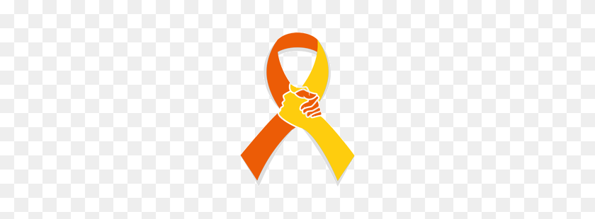 250x250 Международная Ассоциация По Предотвращению Самоубийств - Оранжевая Лента Png