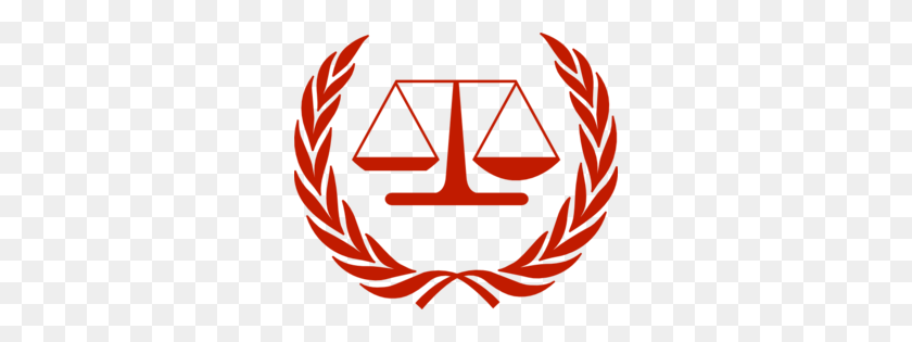 298x255 Derecho Internacional Logo Clipart - Free Legal Clipart