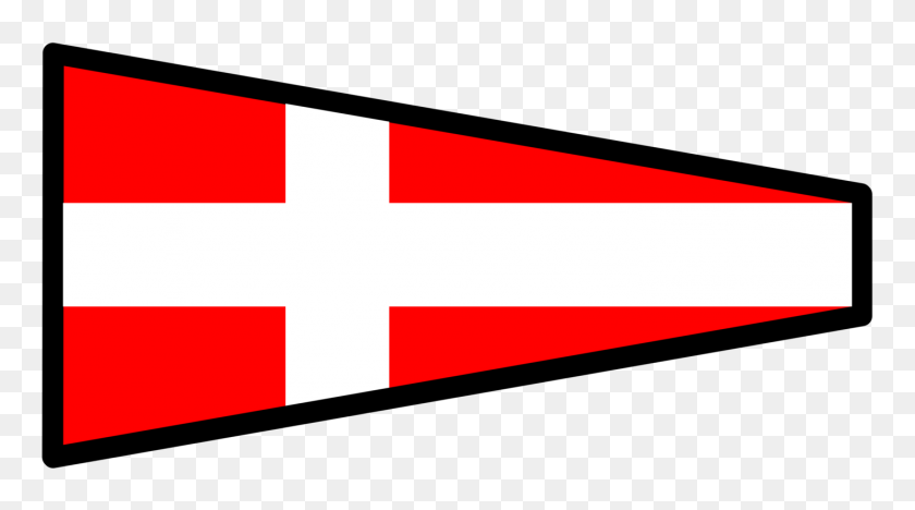 1432x750 Internacional Marítimo De Señales De Banderas De La Bandera Roja De La Bandera De La Cruz Nórdica - Dinamarca Imágenes Prediseñadas