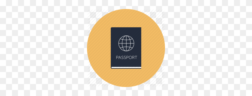 260x260 International Passport Clipart - Passport Clipart Free
