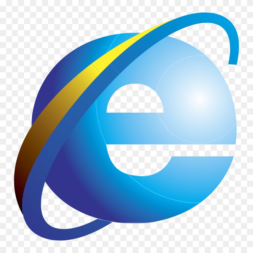 2400x2400 Internet Explorer Logo Png Transparent Vector - Internet PNG