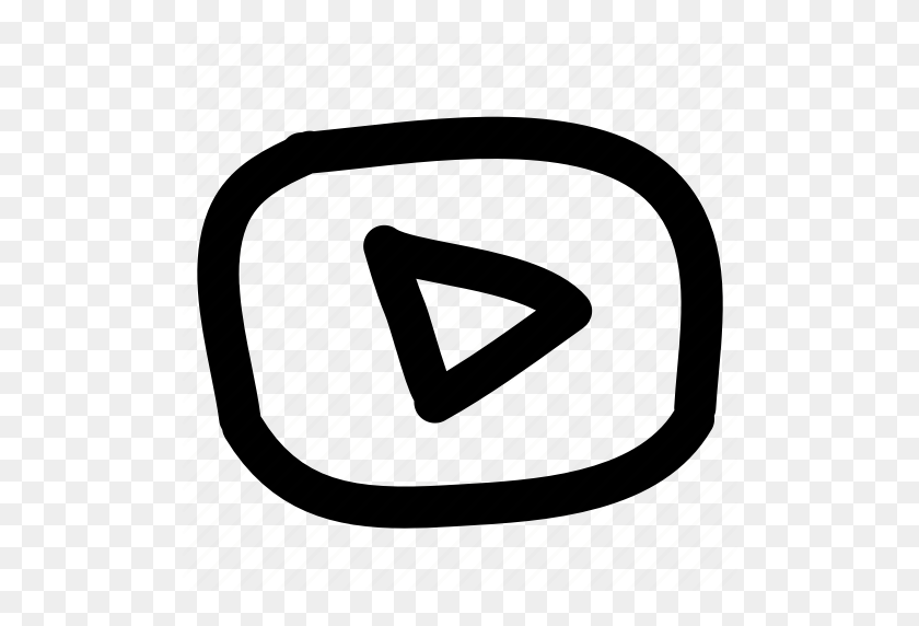 512x512 Интернет, Сми, Мультимедиа, Интернет, Видео, Интернет, Значок Youtube - Логотип Youtube Белый Png