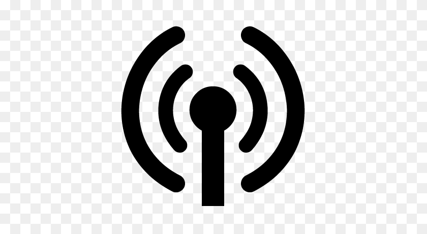 400x400 Icono De Internet, Red, Antena, Descargar Gratis Png Vector - Icono De Podcast Png