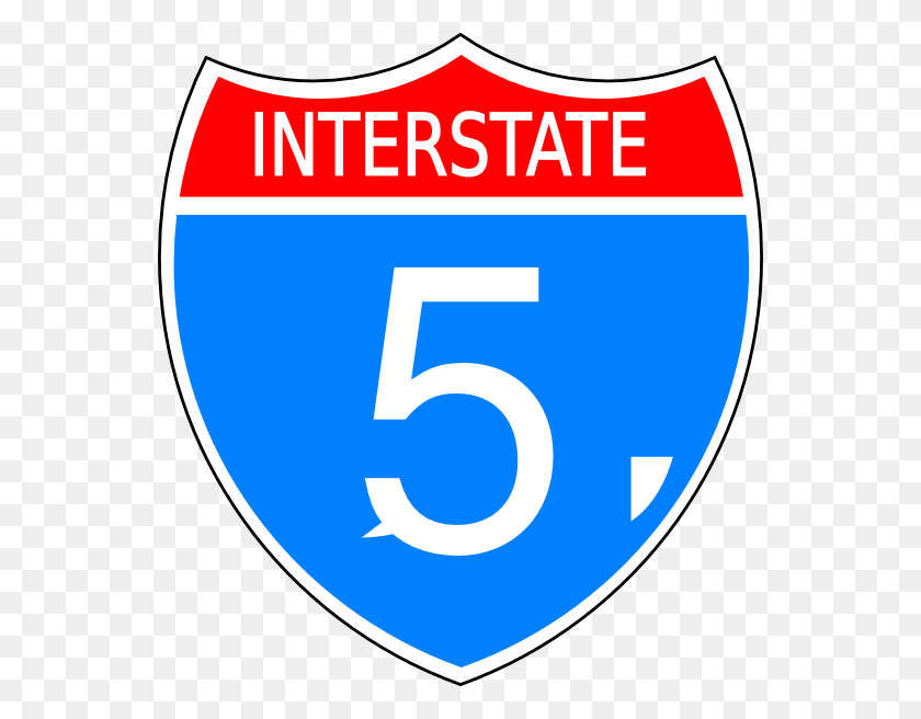 552x596 Interstate Clip Art - Interstate Clipart