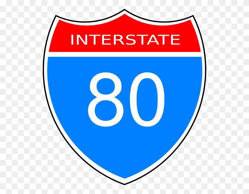 552x596 Interstate Road Sign Png Clip Arts For Web - Highway Sign Clipart