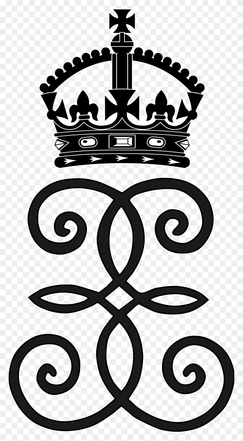 2000x3752 Переплетенная Буква Эс Под Короной Тюдоров - Королева Елизавета Png