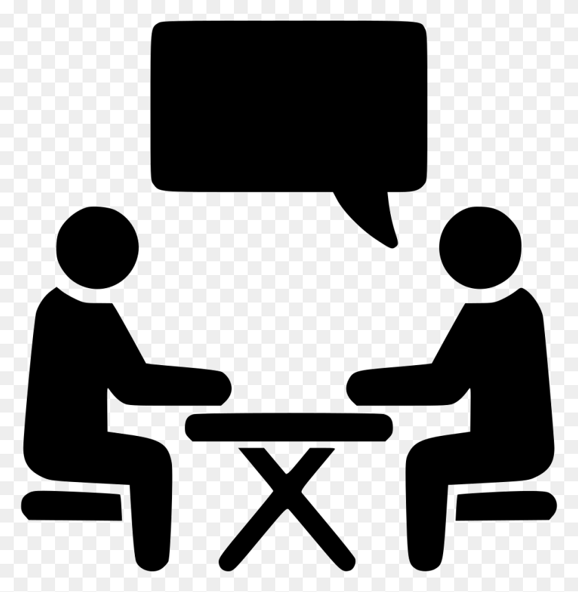 954x980 Interview Chat Conversation Job Hire Png Icon Free Download - Conversation Icon PNG