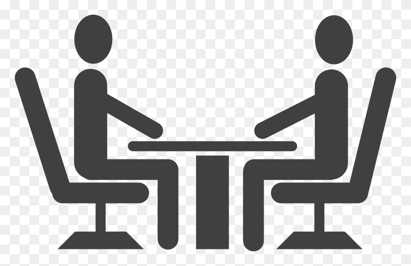 2146x1332 Interview Without Speech Bubbles Icons Png - Interview PNG