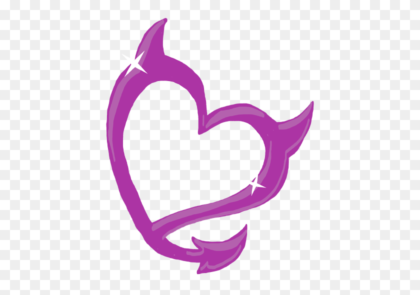 510x530 Представляем Эмодзи-Клавиатуру Bad Girls Club, Очень Настоящую - Purple Heart Emoji Png