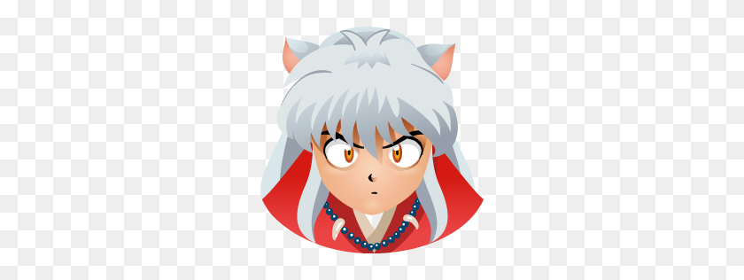 256x256 Inuyasha Icon Download Popular Anime Icons Iconspedia - Anime Icon PNG