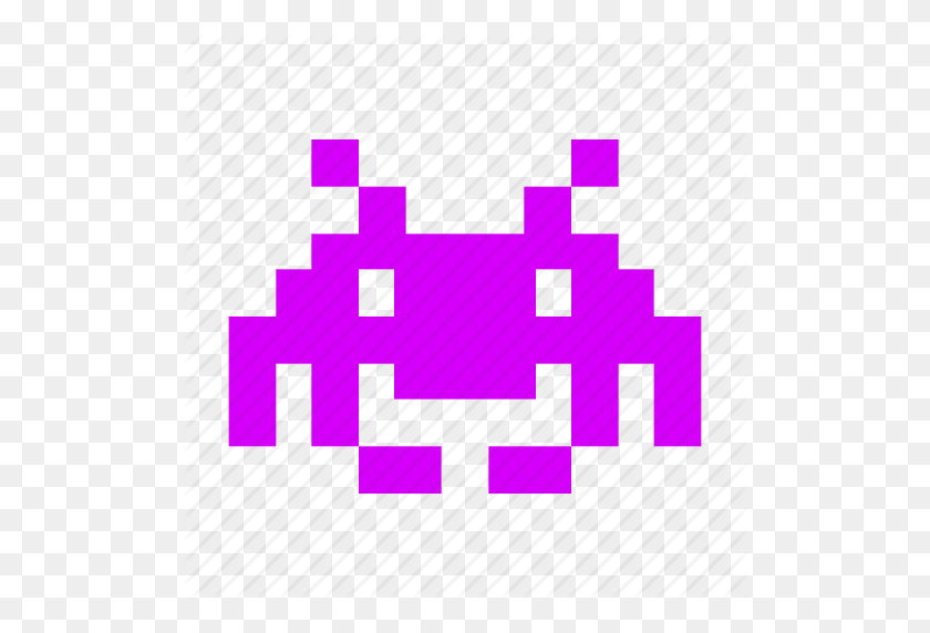 512x512 Invader, Rocket, Space, Spaceship Icon - Space Invader PNG