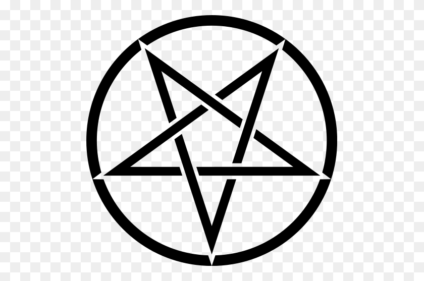 Inverted Pentagram - Pentagram PNG