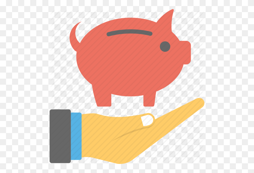 512x512 Investment, Piggy Bank, Piggy On Hand, Retirement Planning - Retirement Images Clip Art