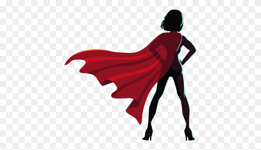 425x423 Invisible Resources - Superwoman PNG