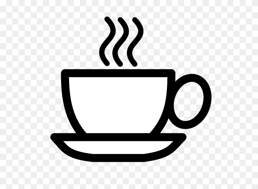 555x555 Пригласите Кофе, Кофе - Напиток Черно-Белый Клипарт