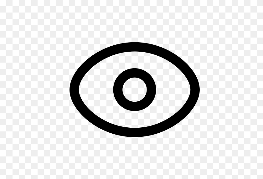 512x512 Ion Eye, Eye, Eyes Icon With Png And Vector Format For Free - Eye Icon PNG