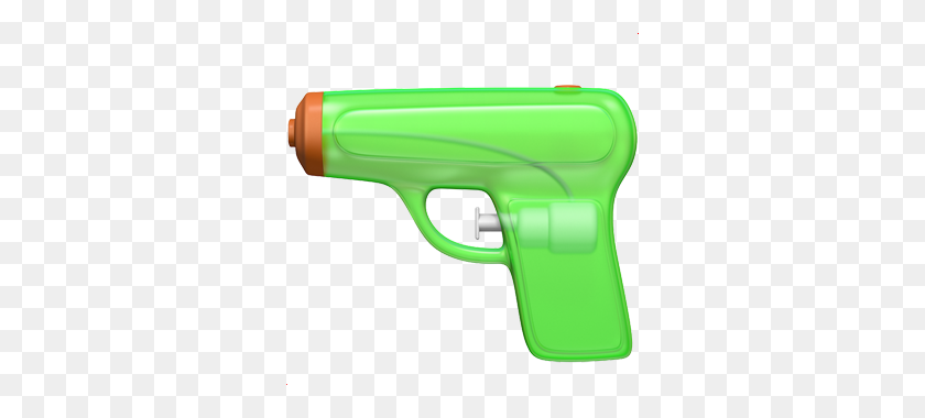320x320 Ios Apple Replaces Gun Emoji With A Water Pistol, And Adds - Pistol PNG