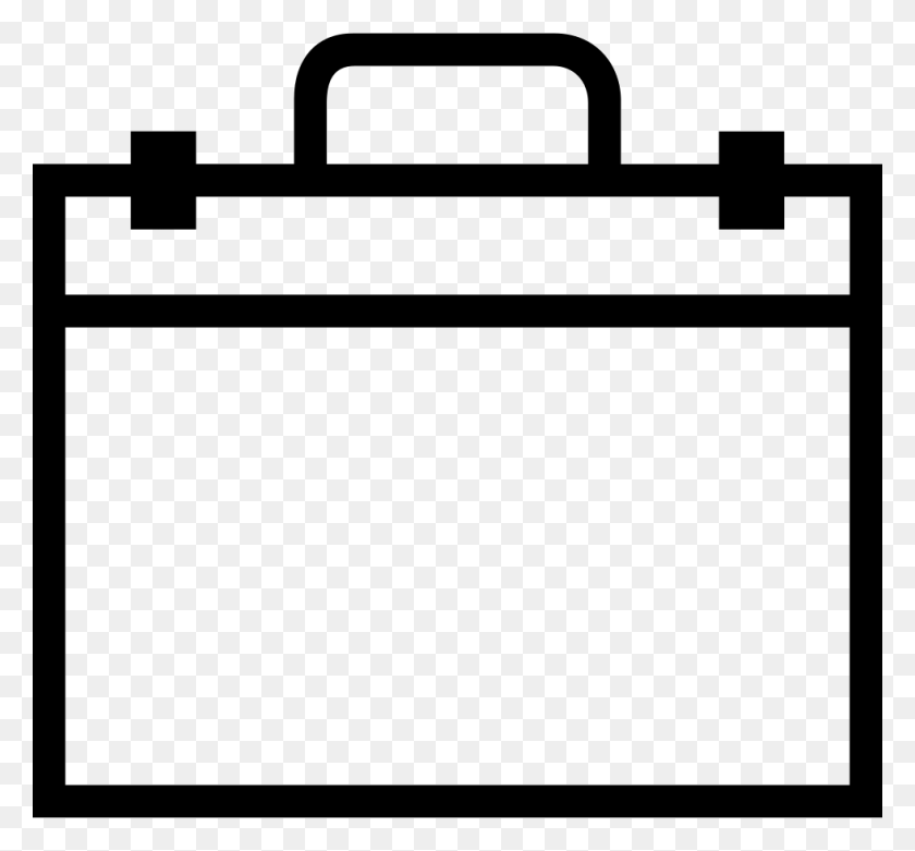 980x906 Ios Briefcase Outline Png Icon Free Download - Briefcase Icon PNG