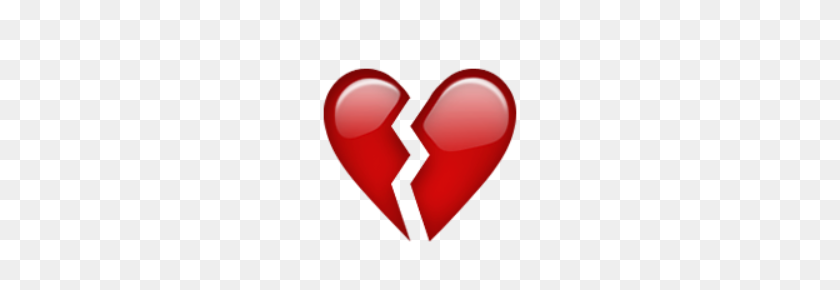 220x230 Ios Emoji Corazón Roto - Corazón Roto Png