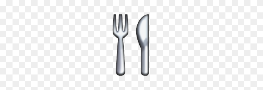 220x230 Ios Emoji Fork And Knife - Fork And Knife PNG