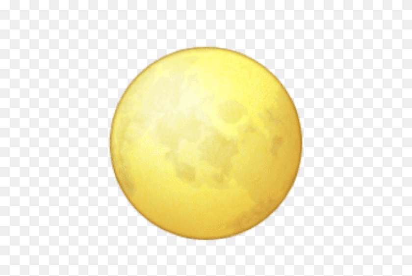 480x502 Ios Emoji Full Moon Symbol Png - Moon Emoji PNG