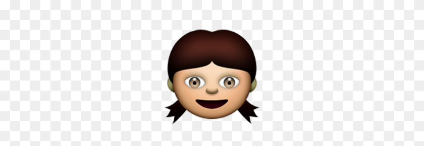 220x230 Ios Emoji Girl - Девушка Emoji Clipart