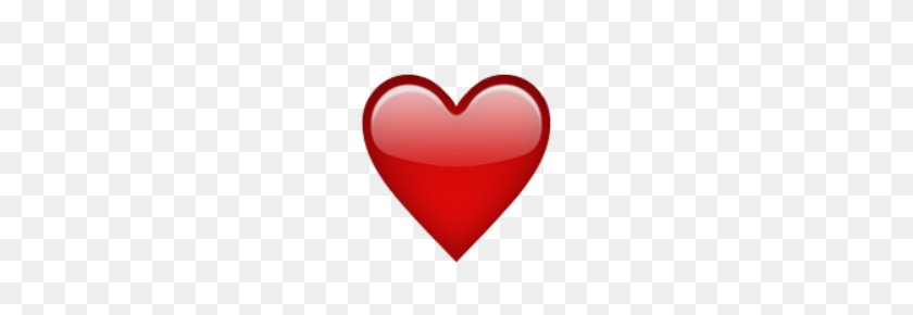 220x230 Ios Emoji Heavy Black Heart - Emoji Iphone Png