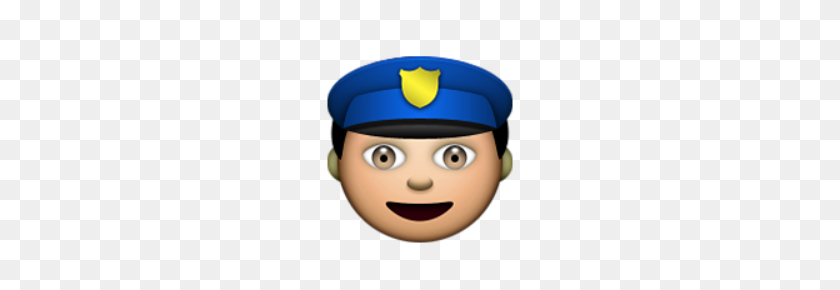 220x230 Ios Emoji Police Officer - Police PNG