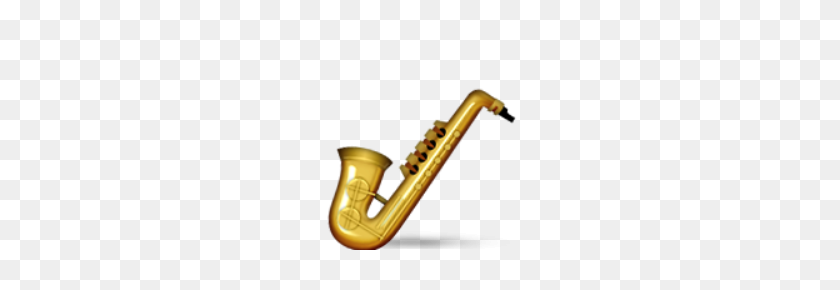220x230 Ios Emoji Saxofón - Saxofón Png