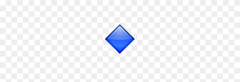 220x230 Ios Emoji Pequeño Diamante Azul - Diamante Emoji Png