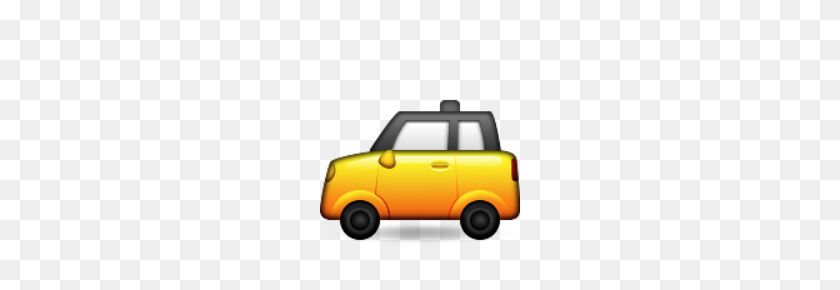 220x230 Ios Emoji Taxi - Taxi PNG