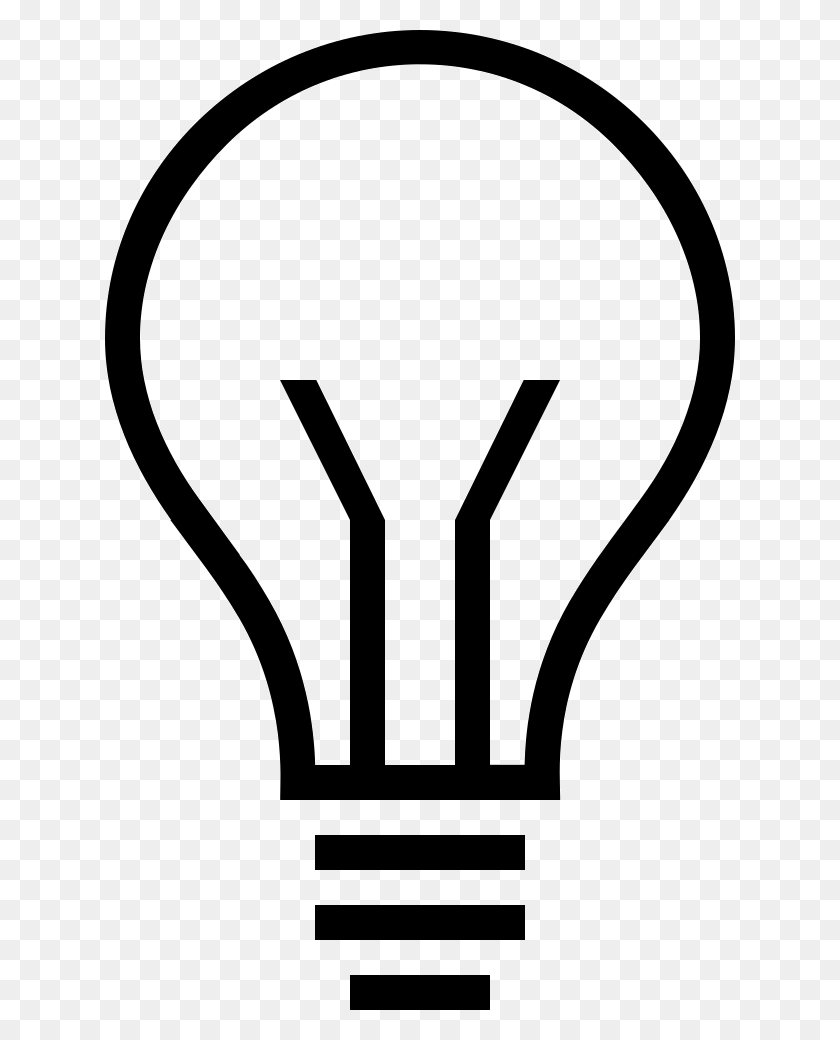 630x980 Ios Lightbulb Outline Png Icon Free Download - Lightbulb Icon PNG